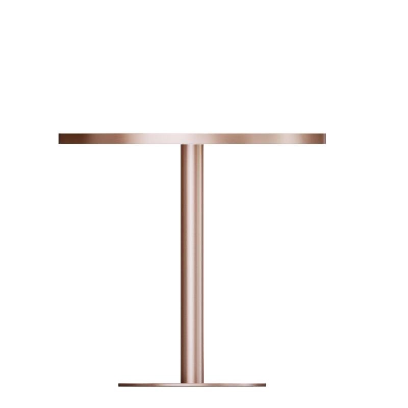 Round Modern Dinning Table 31. 5 Inches Bistro Table Tulip Table with Faux Marble Top, Easy Assemble, Sturdy Metal Frame Diameter