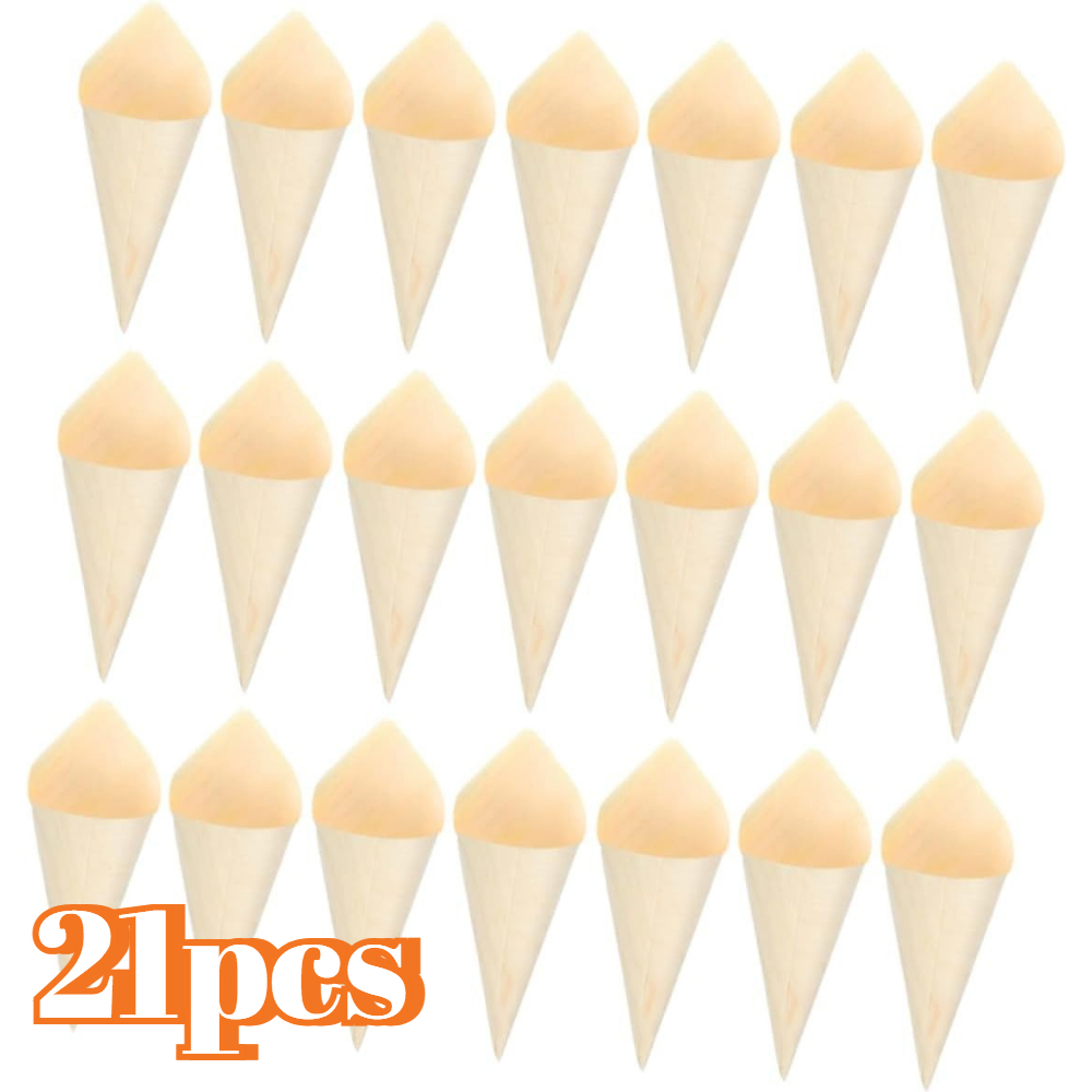 21pcs Snack Cone Holders Suitable For Picnic Buffet Display, Non-toxic Cone Holders For Dessert Tables, Bbq Parties, Appetizers & Summer Gatherings - For, Catering, Commercial Use
