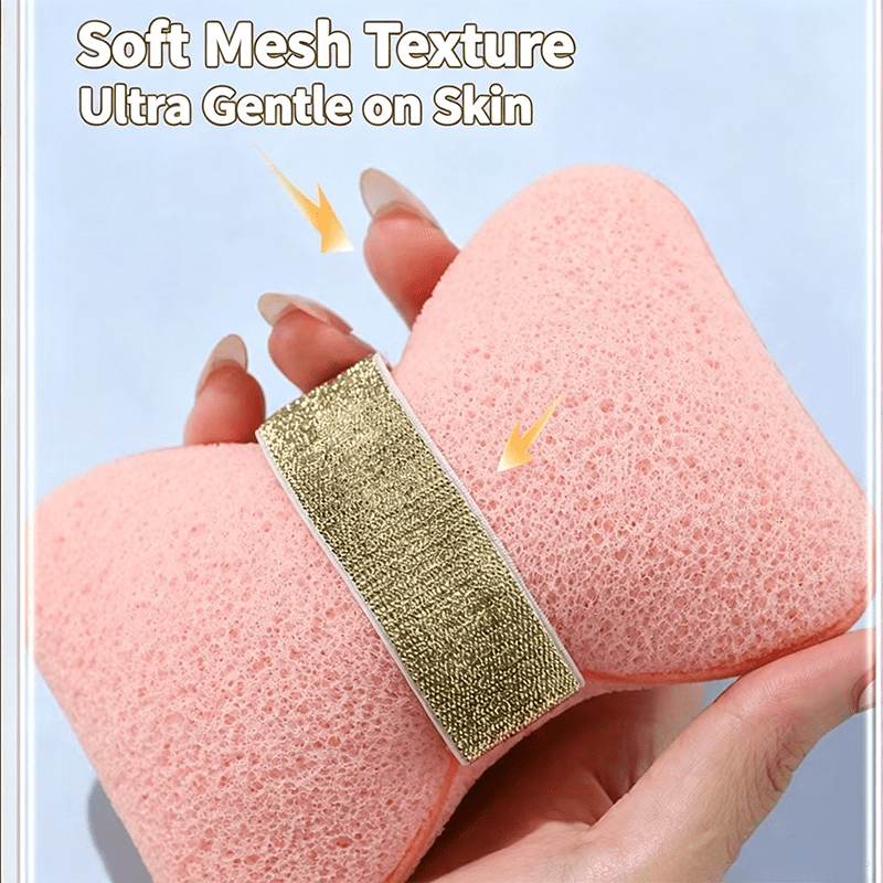 6pcs Household Bath Sponge Cleaning Tool Set with Exfoliating Sponges