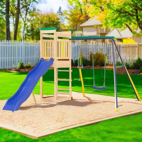 adventure outdoor playset solid pine wood for safe fun and