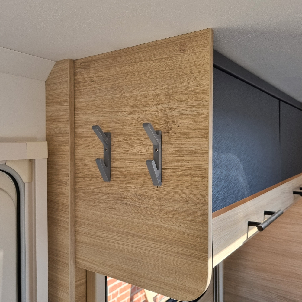 Image of 2pcs Pvc Hooks For Rv And Wardrobe | , Applicable