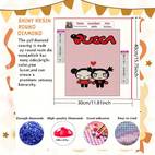 1pc 11 81x15 75inch diy diamond painting kit round diamond painting full diamond embroidery cross stitch masonry painting handmade wall decoration without frame