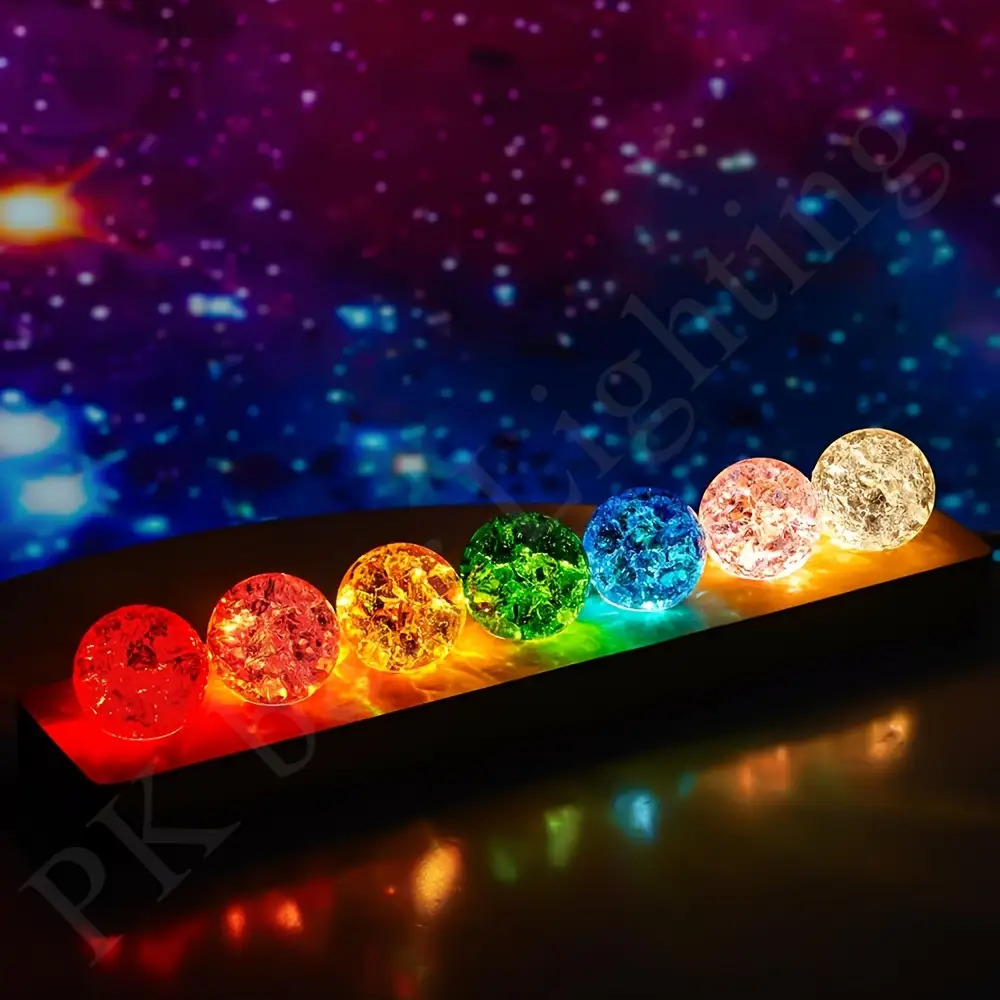 7 pièces boule led   lumière de nuit décoration   salon cadeau anniversaire noël fête des mères saint-valentin diplôme, décoration de  ,style art déco,  délicat,lumière décorative,organisateurs dévénements Détails du produit 0