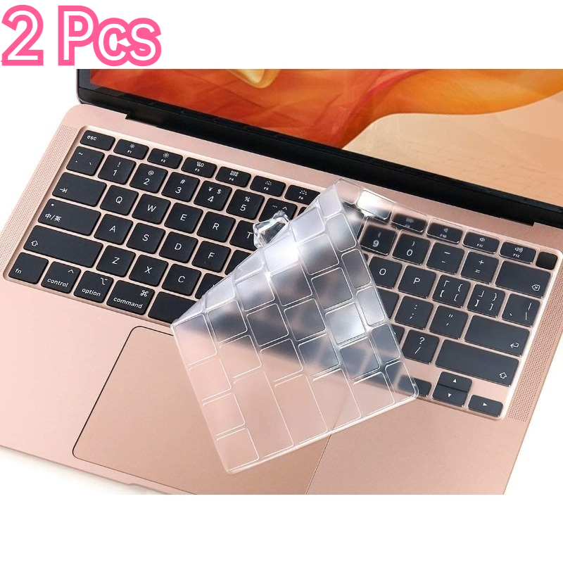 TEMU 2pcs Ultra-thin Transparent Tpu Keyboard Cover, Scratch-resistant Keyboard Protector For 15" 13.6"(m4/m3/m2), For 14" 16"