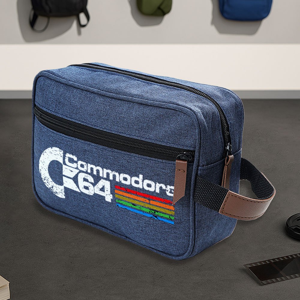 TEMU Borsa organizzatrice per cosmetici C64, 1 pezzo - Borsa da toilette da viaggio a grande capacit� con chiusura a cerniera, pochette portatrucchi