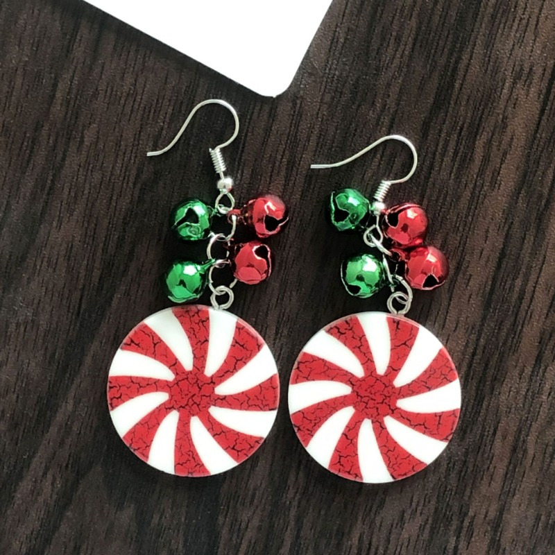 Women's Fashionable Drop Earrings with Christmas Vibe