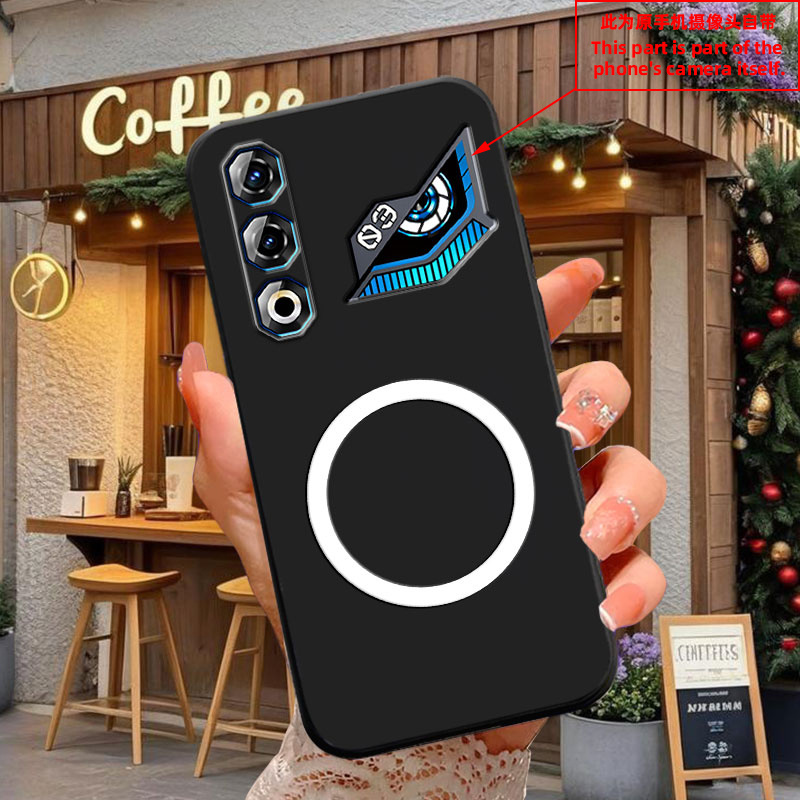 TEMU Funda para teléfono: Diseño de color sólido estilo de negocios, funda magnética para teléfono, compatible con ZTE Nubia Neo 3 / Nubia 5G / Nubia