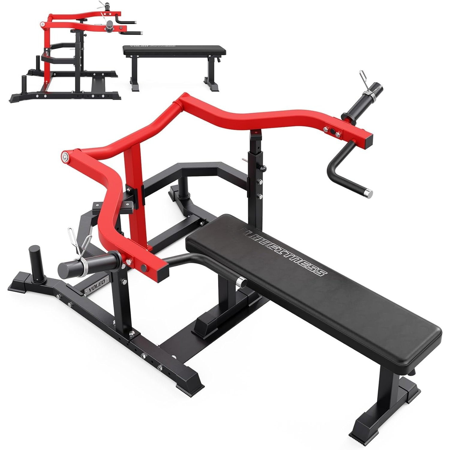 TEMU Máquina de extensión de piernas y curl de piernas para gimnasio en casa | Entrenador de extensión de piernas , dispositivo de entrenamiento de