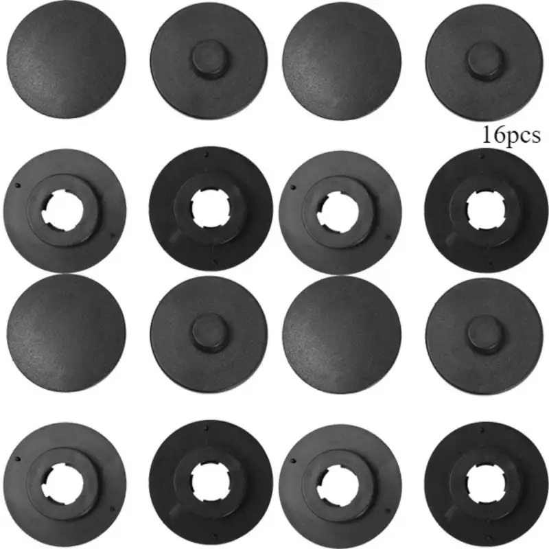 E-shop 16 Stück (4 Sets) Universal Auto Fußmatten Anti-Rutsch Clips Set, Doppellagige Grip Befestigungen, Widerstandsfähige Schnallenhalter Ergänzungen