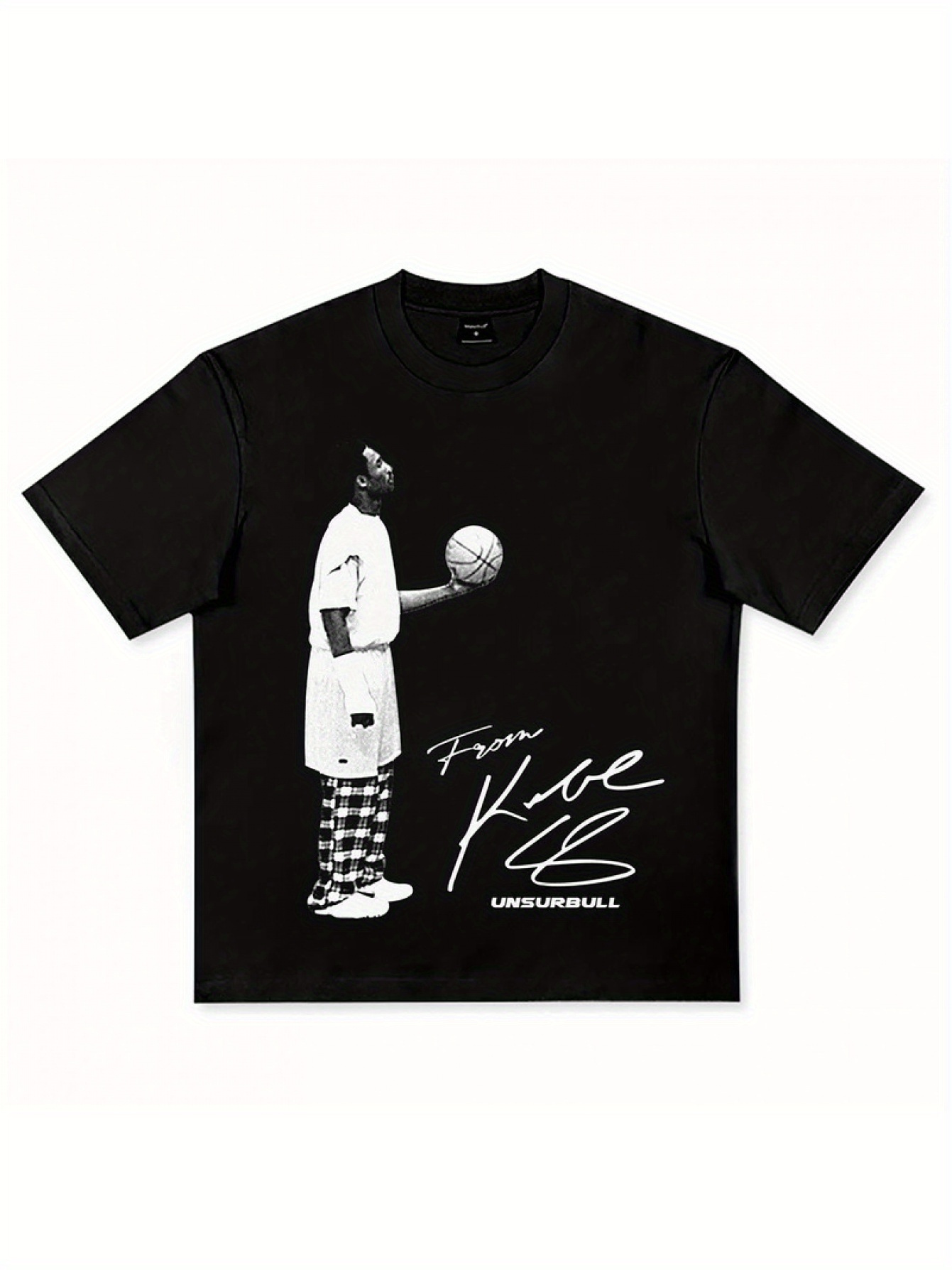 Men's oversized printed longsleeve - black | 4F: Sportswear