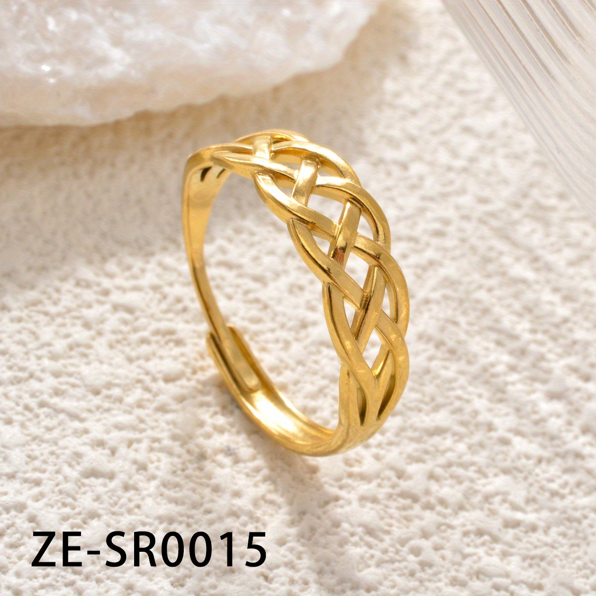 Image of 1pc Fashionable Exquisite Women's Irregular Design Women's Ring, Suitable For Daily Wear And Gifting