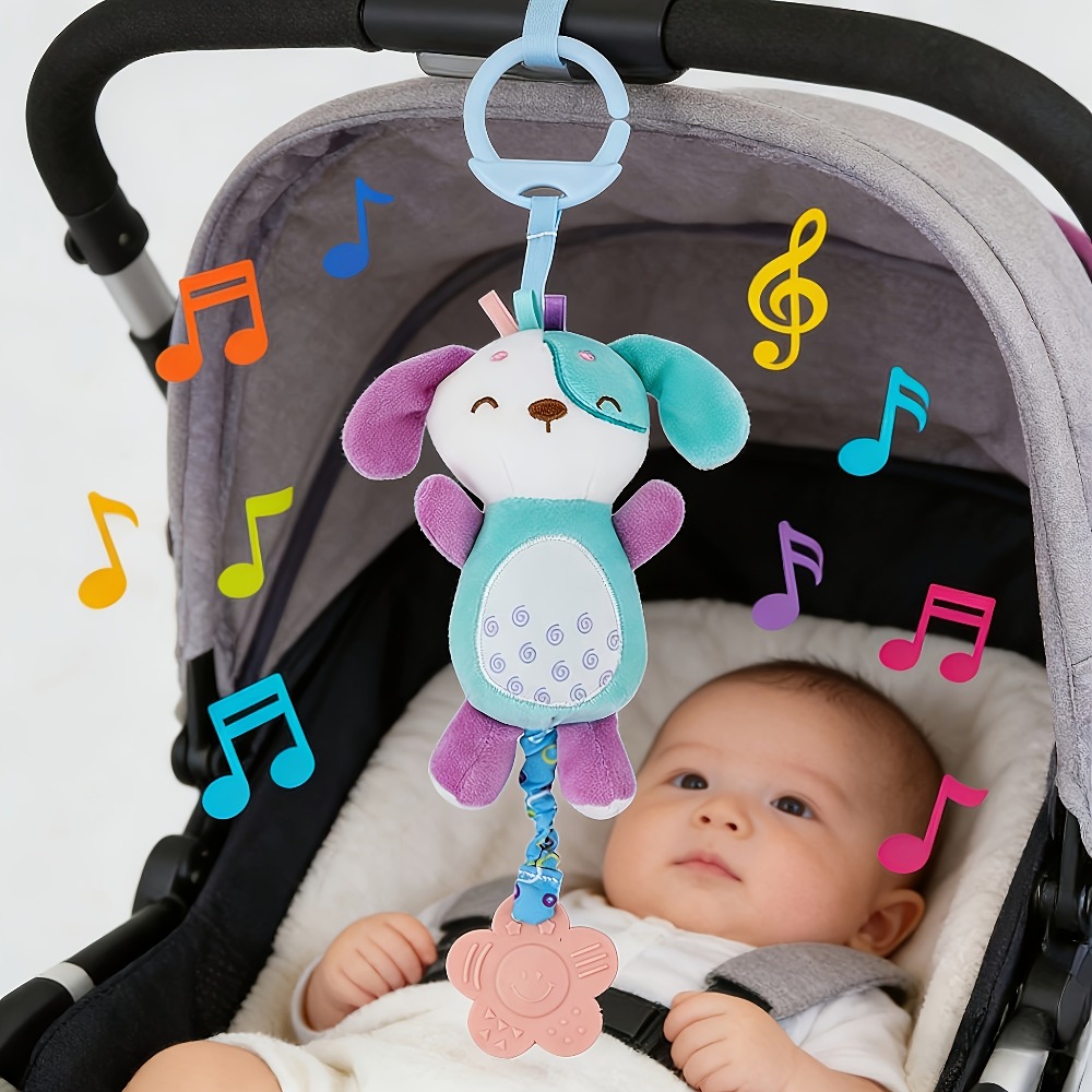 Image of Cute Plush Animal Wind Chime - Soft Stuffed Crib Hanger Suitable For Baby Decor, Mobile Pendant For Car, Newborn Room Ornament, Baby Shower Gift, Multicolor Accessory (no Revision Request)