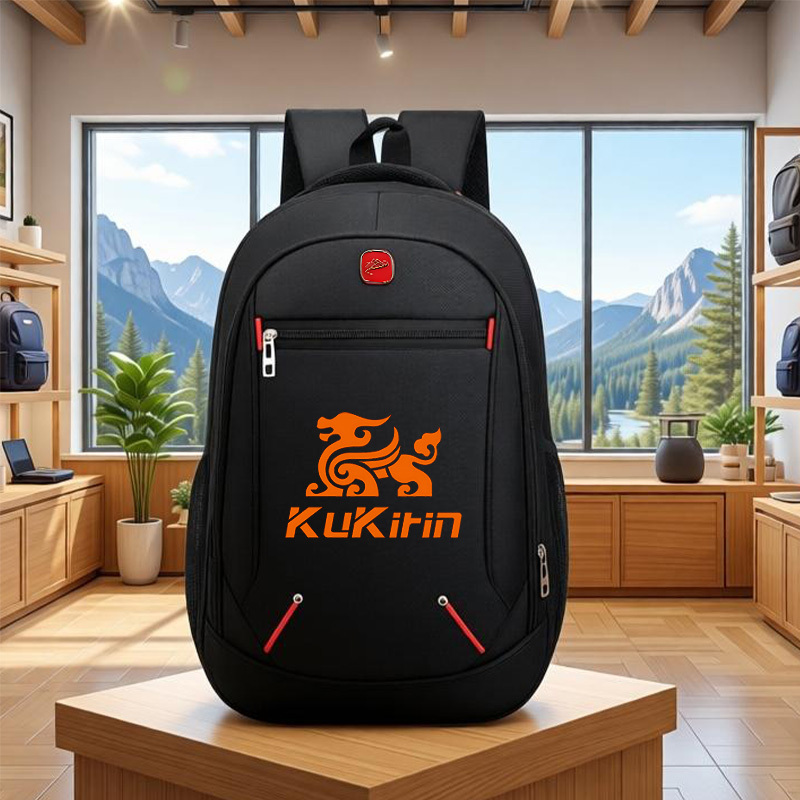 TEMU 1pc Printed Travel Backpack, Men's Backpack, Hiking Backpack, High-quality Fabric, Zipper Closure, Adjustable Shoulder Straps, Suitable For Back