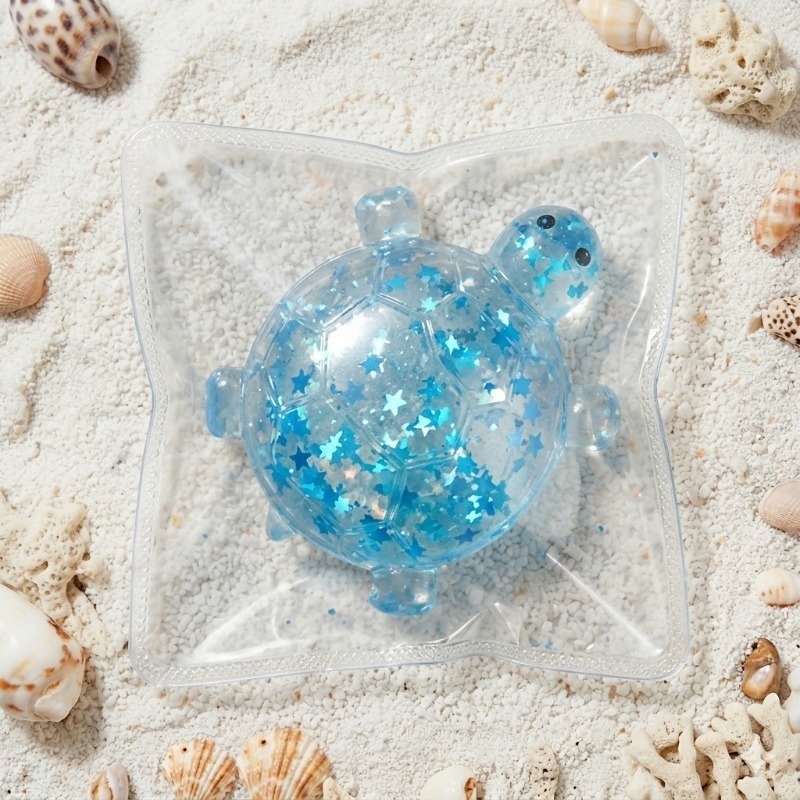Shiny Squishy Turtle Toy, Quick Rebound