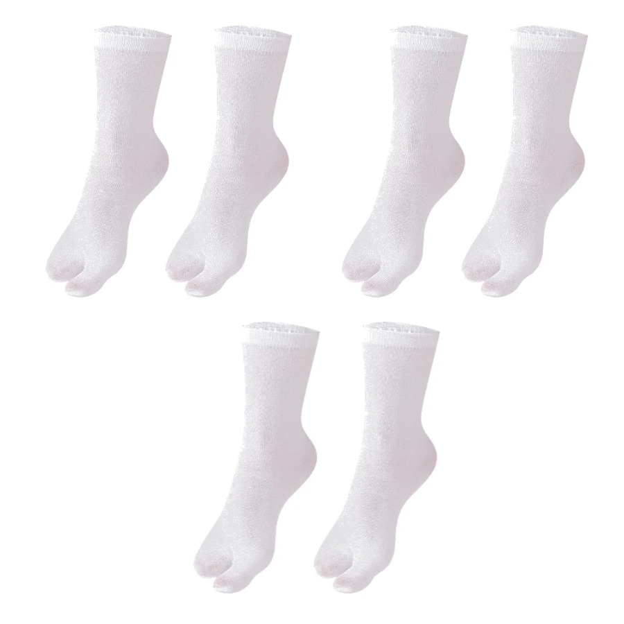 TEMU Random 3 Pairs Unisex Toe Socks, Comfortable Breathable Toe Socks, Summer Style, Breathable Mesh Athletic Socks