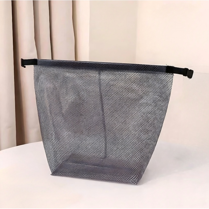 TEMU Travel Swimming Storage Toiletry Bag, Made Of Vinyl Material And, With A Wall-mounted Design That Space, Without The . Can Store Swimwear Or