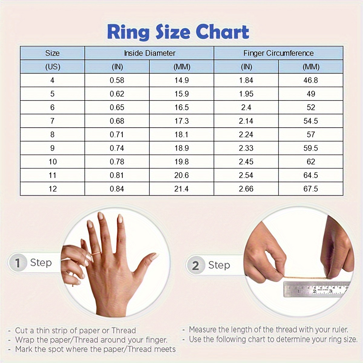 2pc Sparkling Teardrop-Shaped Ring Set, Elegant