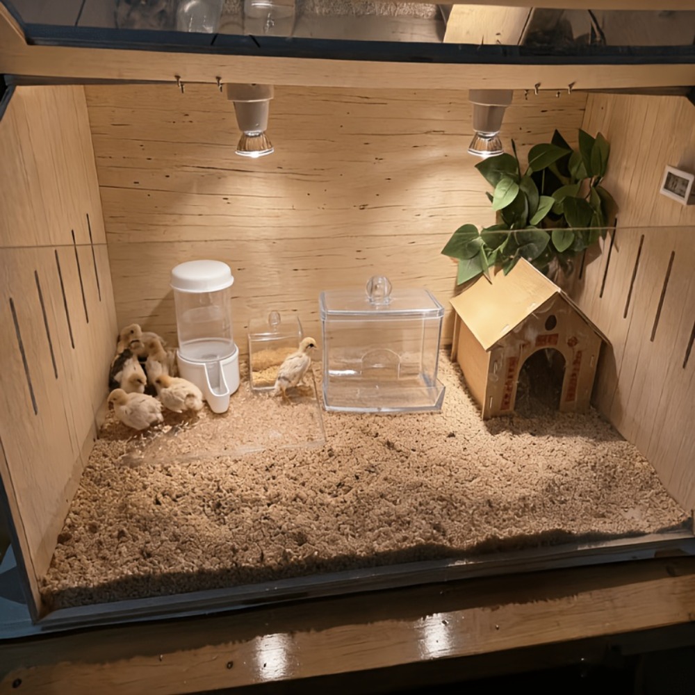 2pcs erringha feeder and waterer simple installation easy to clean no electricity required   layout   suitable for quails parrots pigeons essential tool for poultry