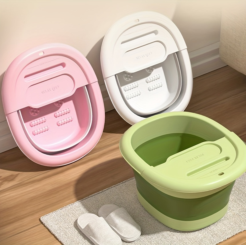 foldable   bath tub with massage bottom portable   experience pp material no electricity needed   design for relaxation relax details 1