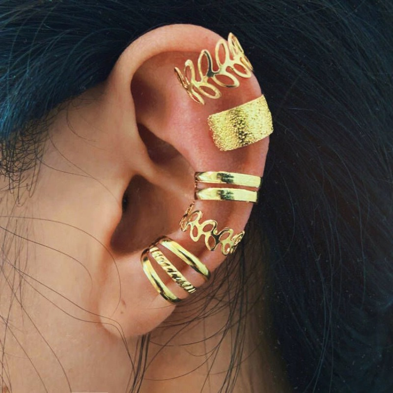 5-Piece Set Women's Ear Bone Clips