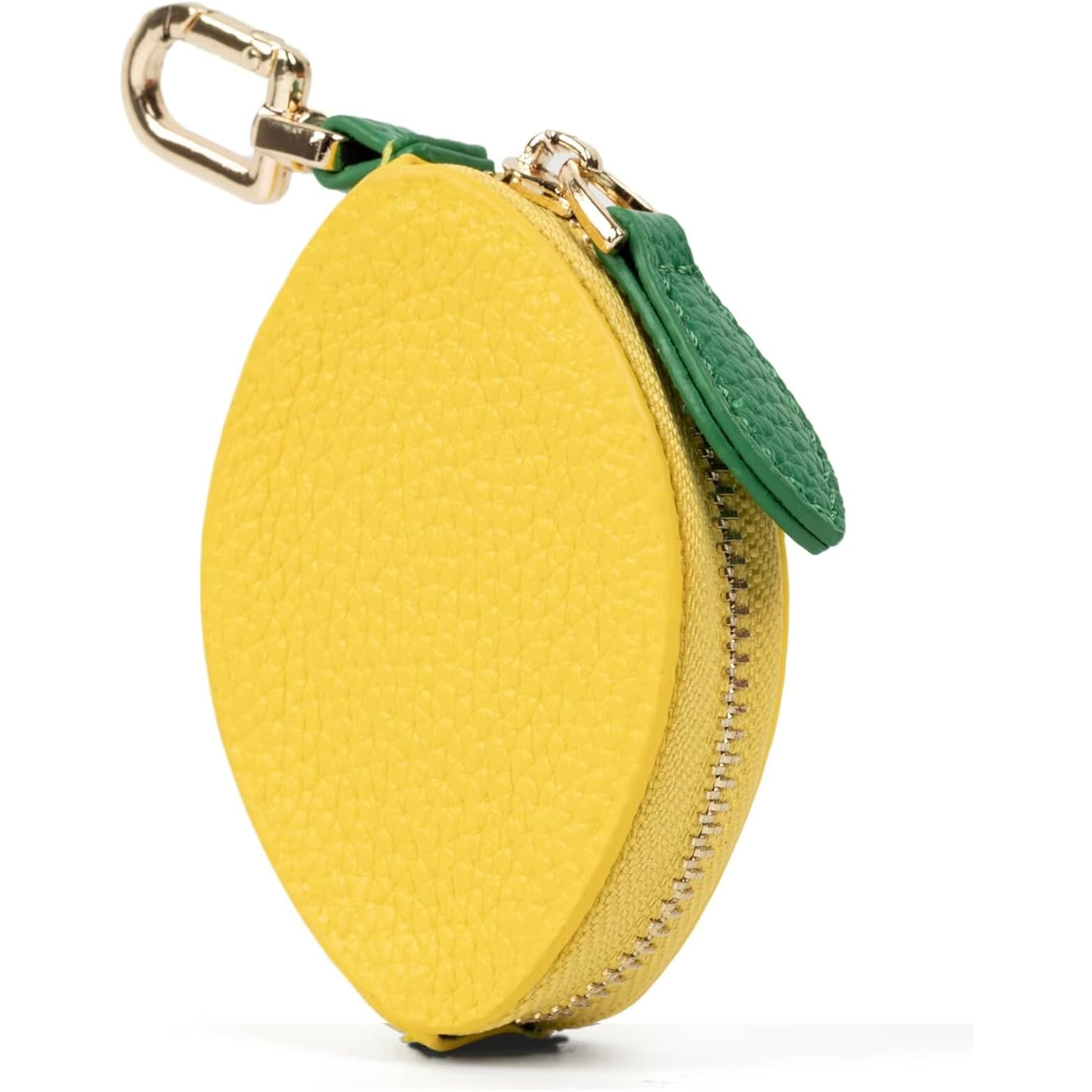 Image of Fruit-shaped Coin Purse, Makeup Bag, Airtag Storage Pouch, Lemon Small Wallet, Keychain Pendant, Hook-style Earphone Jewelry Box, Mini Portable Storage Box, Keychain Accessory Bag