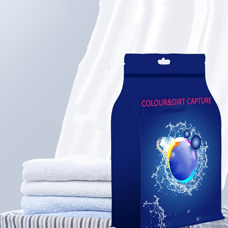 

1pc/90pcs Ultra-concentrated Laundry Tablets Deep Cleansing Anti-color Stain Removal Color Absorbing Tablets