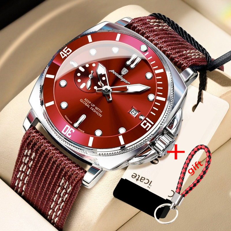 Image of Fashionable Men's Watch, Round Men's Watch, Suitable For Casual Wear, Full Of Fashion Sense, New Year's Gift, Christmas Gift, Without Battery
