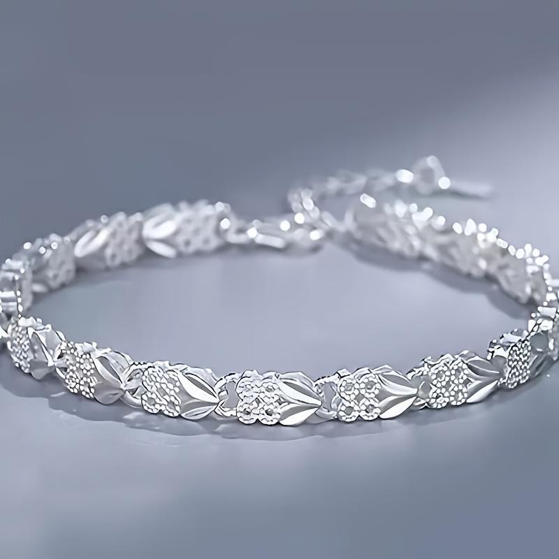 925 Silver Plated Bangle Elegant Bracelet For Daily And Party Wear_voghion.com