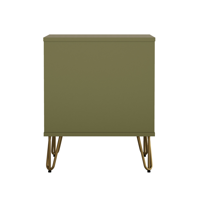 Nightstand in Olive Green