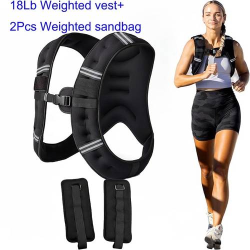this weighted vest is designed for men and women featuring weight blocks reflective strips adjustable weights and is perfect for activities like running training jogging fitness walking muscle development weight reduction