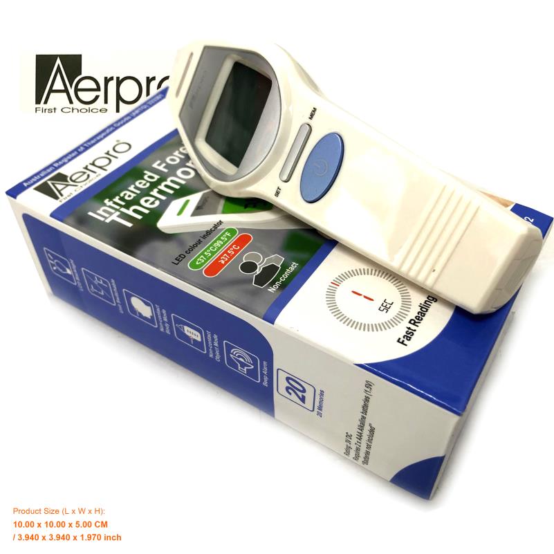 Australian ARTG Registered Non-Contact Infrared Thermometer with Forehead & Body Measurement, 0.1°C High Accuracy, Large LCD Display & Ergonomic Design - Battery-Powered (AAA) for Adults &, Fever Detection, Hygienic No-Touch Thermometer for Home & U - Image 6