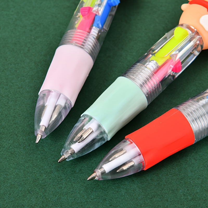 32pcs/24pcs/16pcs/8pcs 8/16/24/32pcs Christmas Mini Fun Ballpoint Pens, Whimsical Vibrant Design, Soft Silicone Grip, Ergonomic Design, Suitable for Office and Holiday Gifts, Christmas, Halloween, New Year, Back-to-School Season, Chinese New Year