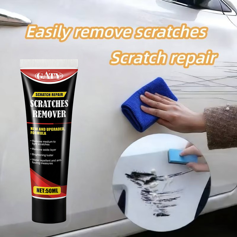car scratch remover   with a polishing cloth suitable for repairing   scratches such as bumper scuffs and stone chip marks compatible with all common car paint colors