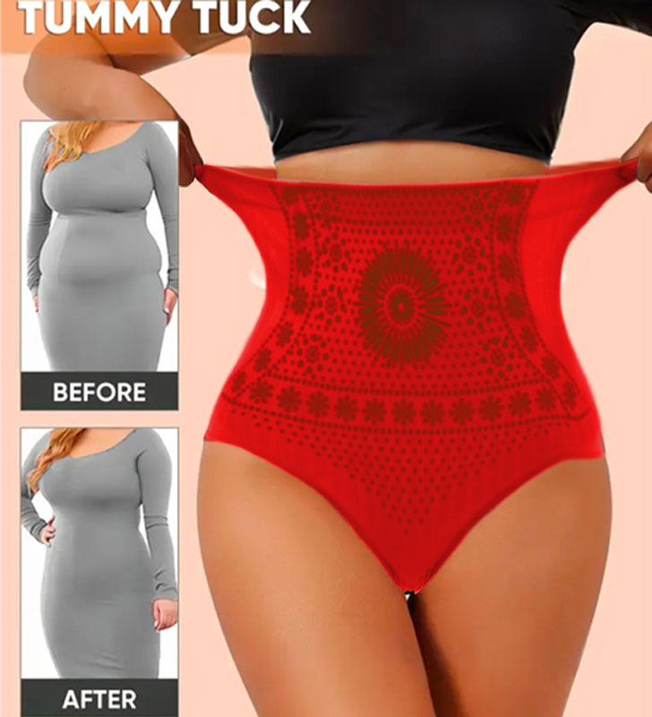 1pc Women's High Waist Shapewear Panties - Seamless Butt Lifting Tummy Control Slimming Underwear with Ruching Detailing, Postpartum Recovery & All-Season Wear, Solid Color Casual Style, Tummy Control Panties, Snug Fit Underwear