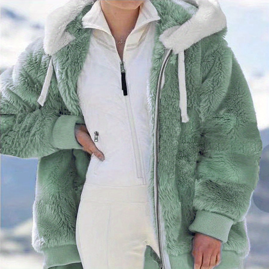 

Women's Fleece-lined - Long Sleeve, Hooded Zip , Outerwear