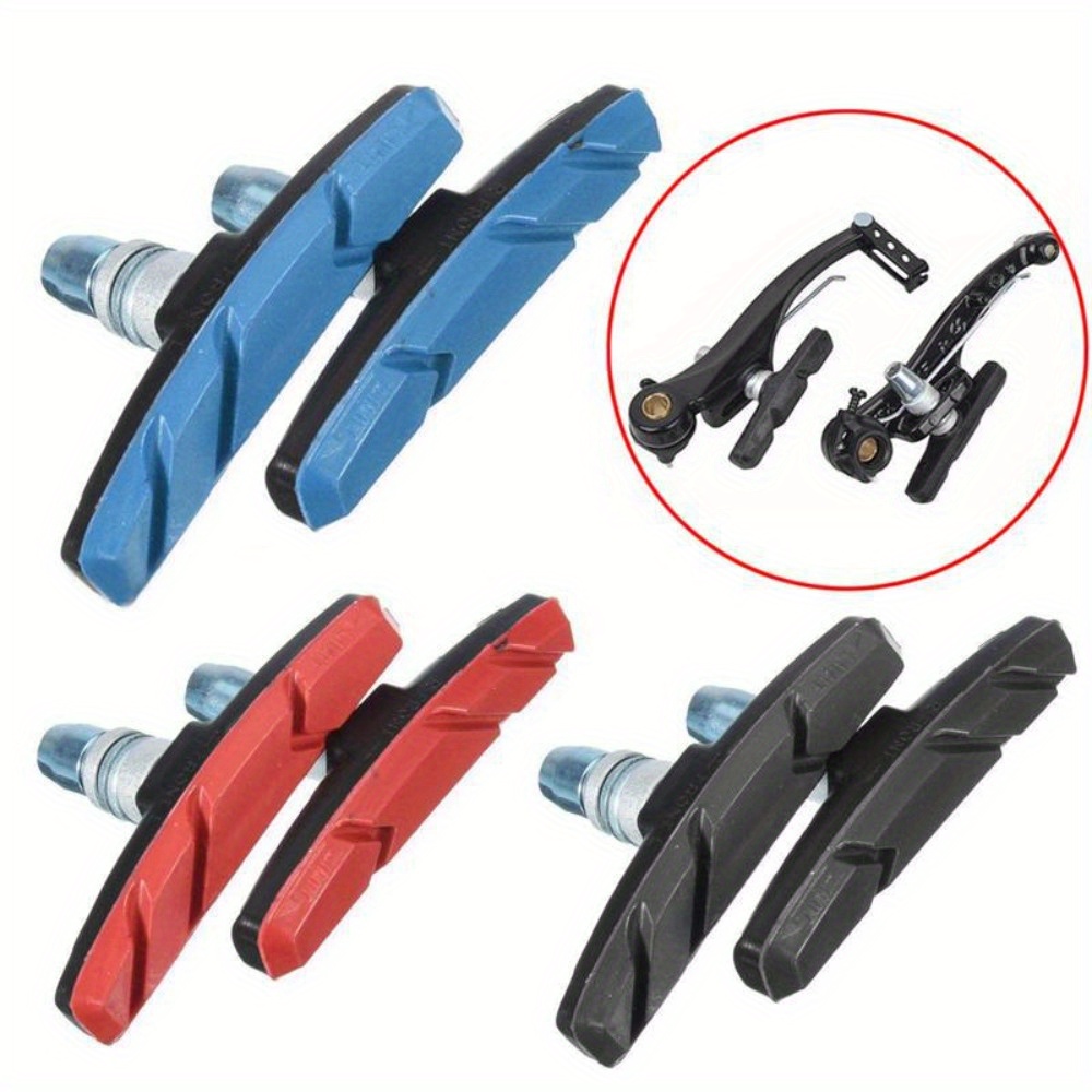 

1 Pair Of Bicycle Brake Pads, Mountain Bike Brake Pads, -color Brake Pads, Bicycle Accessories