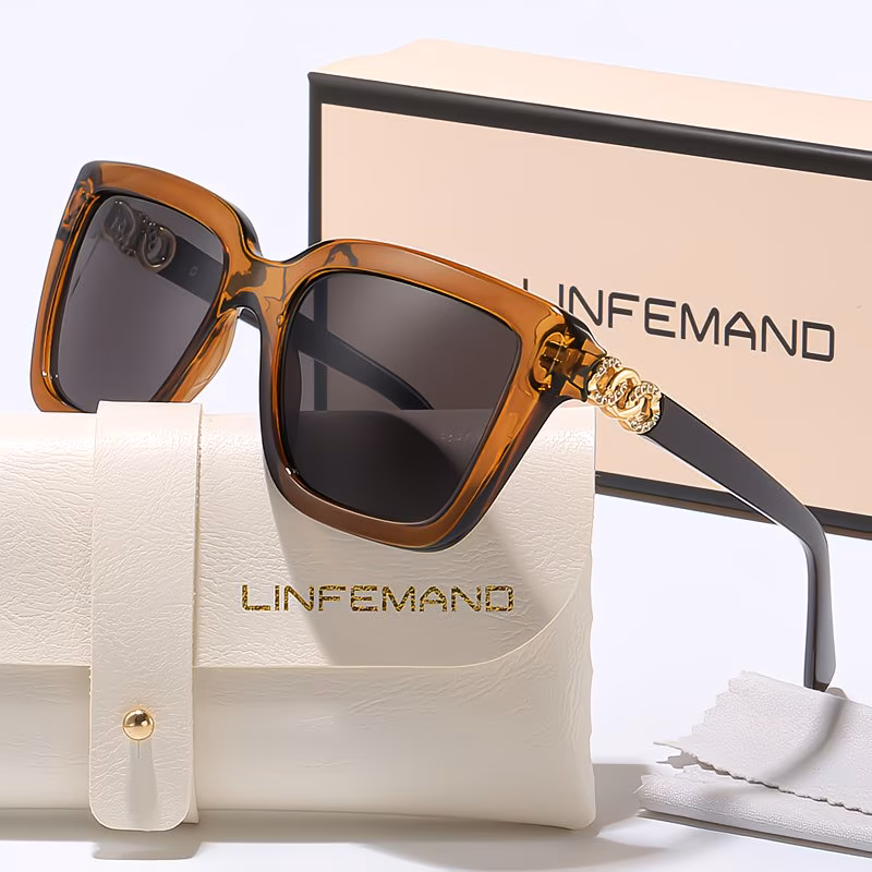 classic square chic decorative glasses for women best friend photos shopping daily wear holiday gift Product details 5