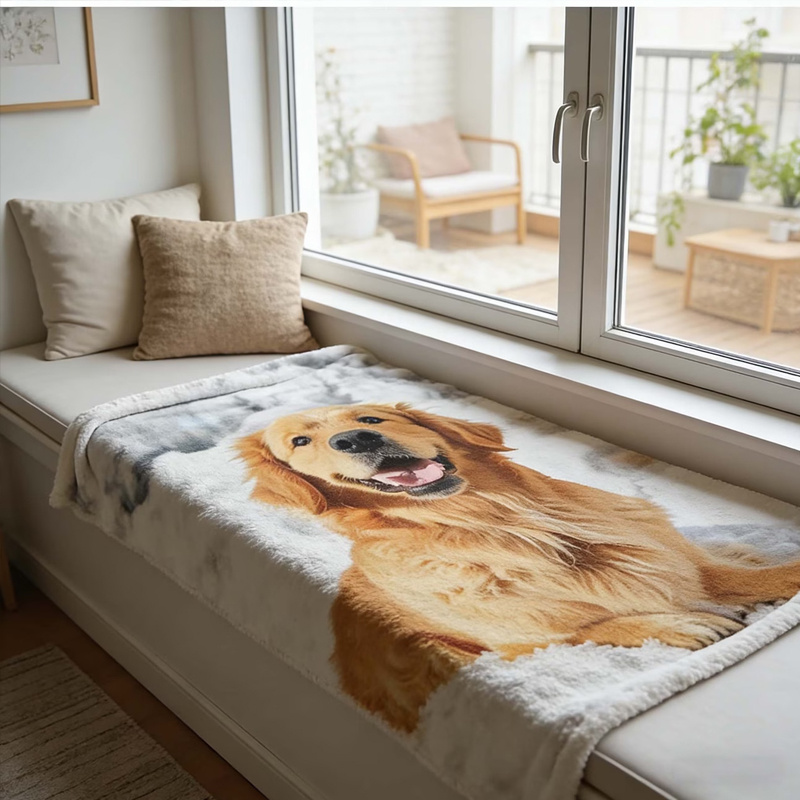 Custom Photo Blanket for Family and Couples, Personalized Gift