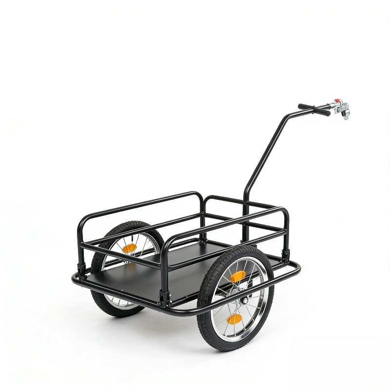 156*82*67cm Steel 100kg 16 Inch Inflatable Wheel Fence Quick Release Bicycle Trailer Rack
