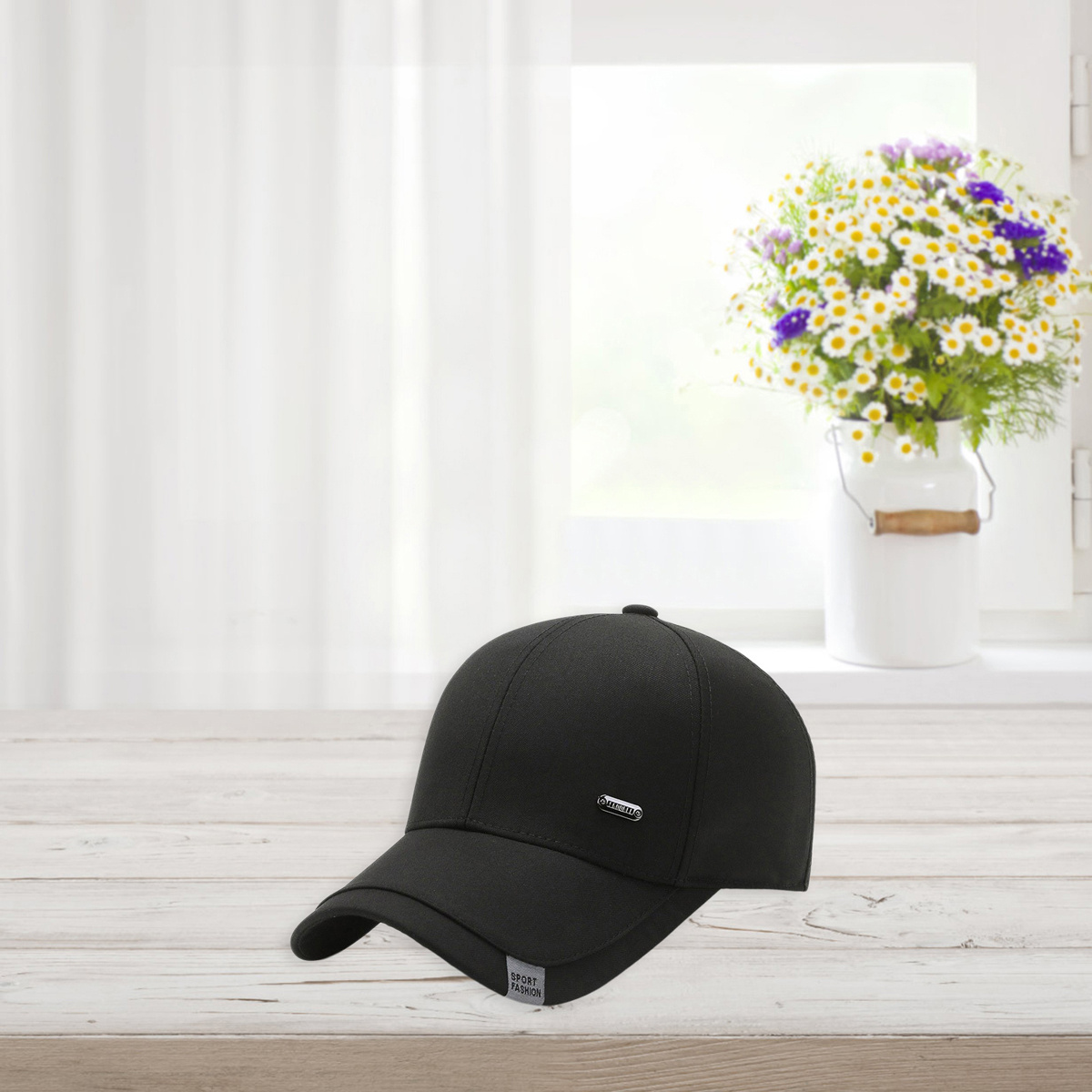 Casquette de baseball pour homme avec motif de lettres ajustable, bonnets de papa parfaits pour le printemps et l'été.