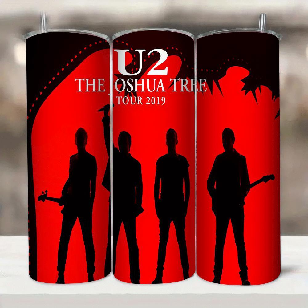 

1pc U2 Tree Tour 2019 20oz 304 Stainless Steel Insulated Water Bottle With Lid - , Vacuum Sealed Travel For Beverages, Ideal For Home, Office, Outdoor, Holiday Gifts