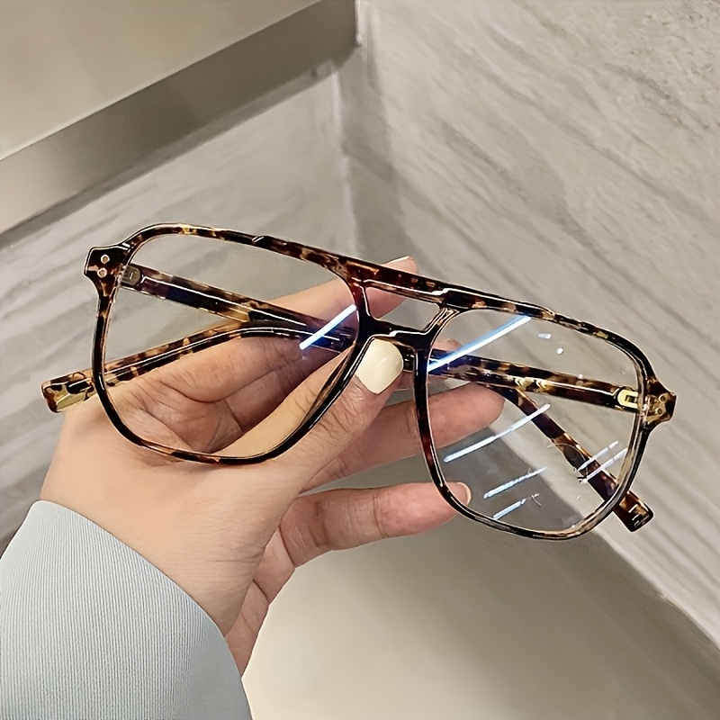 Women's Large-frame Glasses For Festive Occasions - Non-electronic Computer And Daily Wear Glasses, Full-frame - Y2k Vintage Style