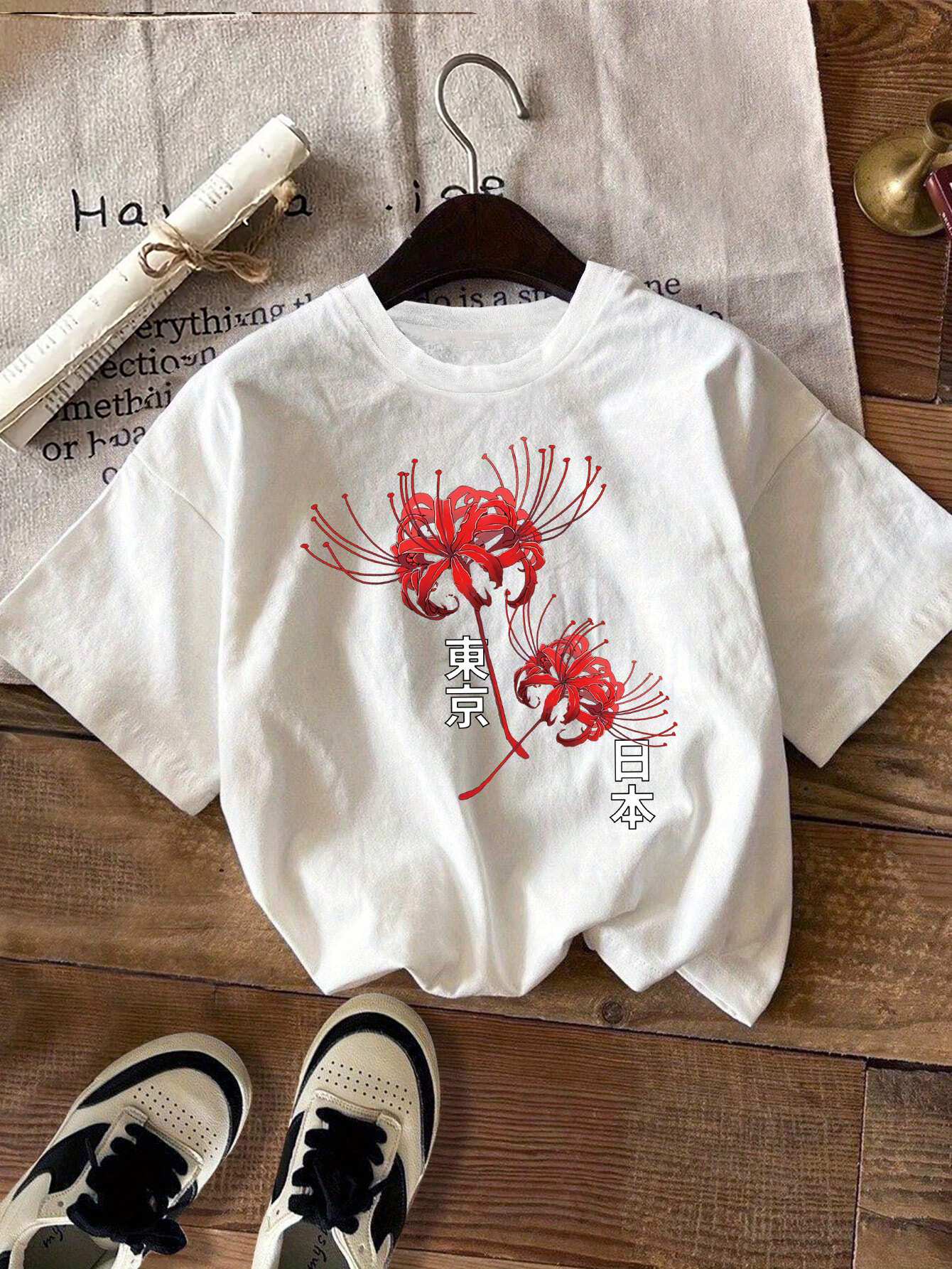 womens lily print t shirt top - Temu Mauritius