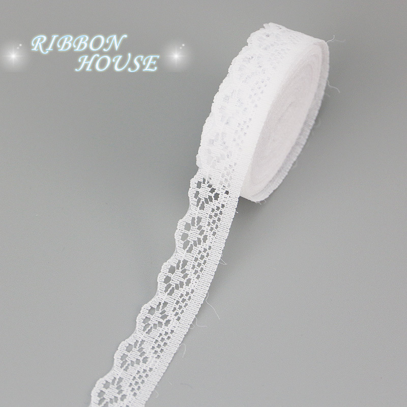 TEMU 20 Mètres/pièce Bordure en Dentelle de 1,5 cm pour Emballage Cadeau, Décoration de Mariage, Accessoires pour Cheveux et Accessoires pour