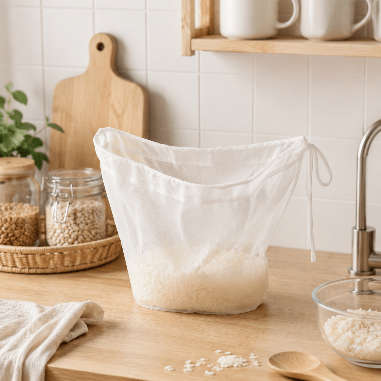 TEMU 1 X Latest Thickened Multi-functional Filter Bag, Durable Fine Mesh Reusable Strainer For Kitchen, Coffee, Juice, Soy Milk, Wine Filtration,