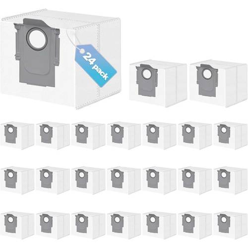 kohteen kuva 24 kpl q5 pölypussit q5 +, q7 m5+, q10 s5+, q10 x5+, 3l imuripussi q5, q5+, q5 pro+, q7, q7+, q7 +, q8 +, s8+, , s7 pro ultra, s7 v ultra -malleille