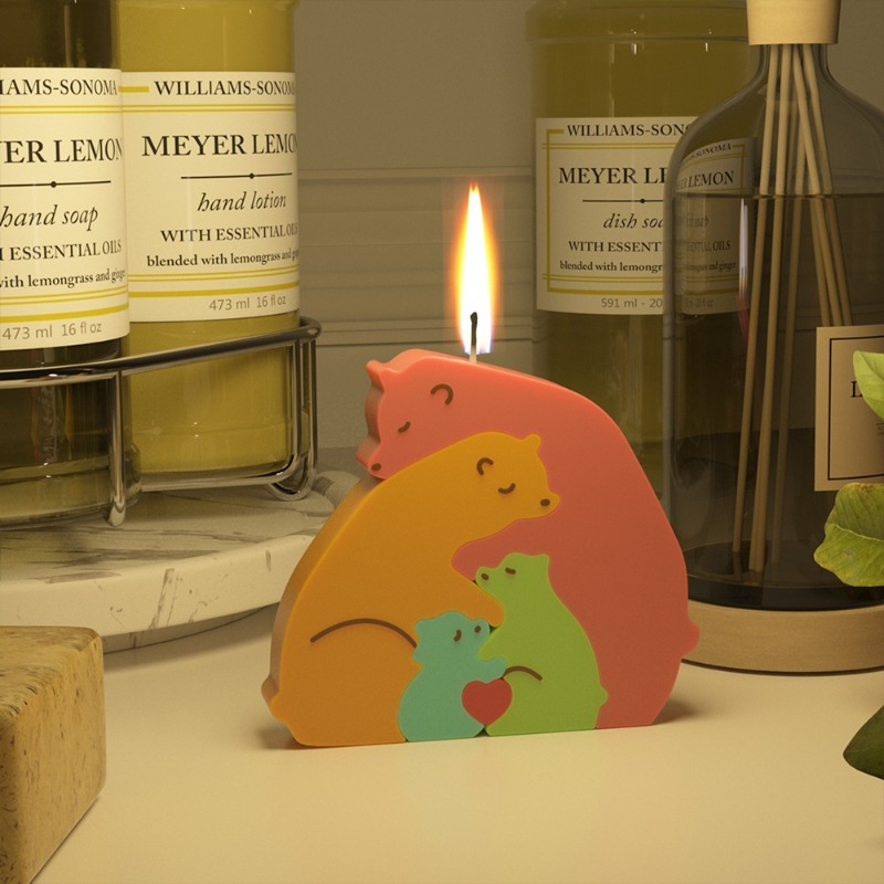 Molde De Silicona Para Velas Y Jabones - Formas De Animales, Ideal Para Manualidades Y Regalos DIY