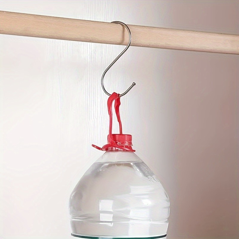 TEMU 10pcs Load-bearing Hooks With A Simple Curved Design, Pre-drilled For . Ideal For Multi-scene Storage In Kitchens And , A Must-have Organizing