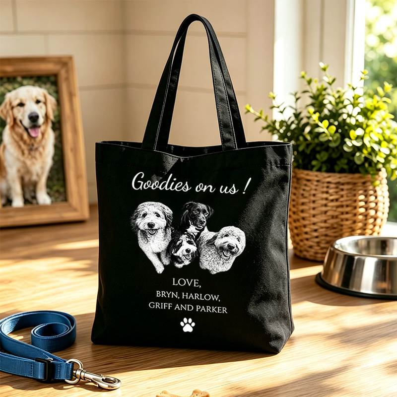 Customizable Dog Gear Bags for Pet Supply Storage