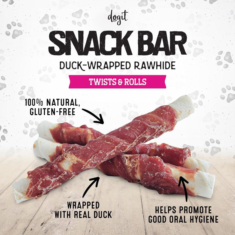   dog treats duck-wrapped chew sticks for       large and medium dogs pack of 2   each Product details 4